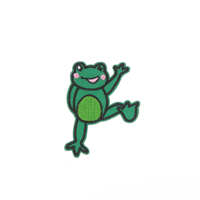 Écusson Thermocollant Grenouille | Idée Cadeau Mignonne & Brodée