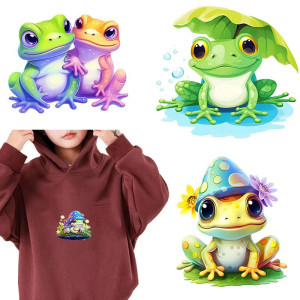 Écussons Thermocollants Grenouille Lumineuse (Lot de 9) | 1001abeilles