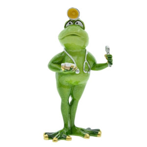 Figurine Grenouille Docteur Rigolote | Cadeau Médical Original