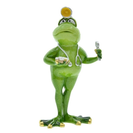 Figurine Grenouille Docteur Rigolote | Cadeau Médical Original