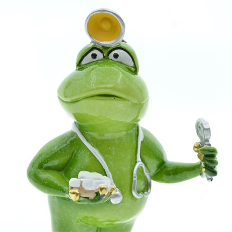 Figurine Grenouille Docteur Rigolote | Cadeau Médical Original