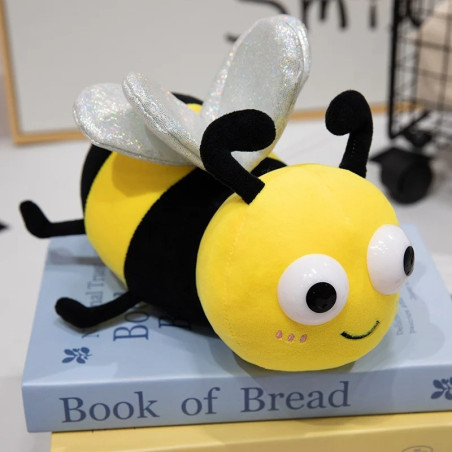 Cute LED Bee Plush Night Light | Glowing Cuddle Toy Gift