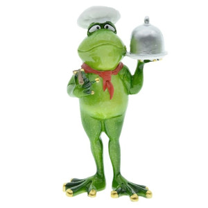Figurine Grenouille Chef Drôle | Déco Cuisine & Maison Cadeau