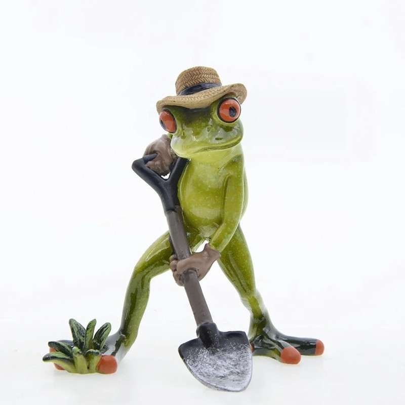Statue Grenouille Jardinière | Idée Cadeau Déco Jardin