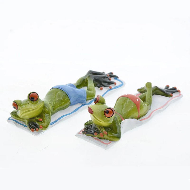 Figurine Couple Grenouille Amusante | Déco Zen Jardin & Maison