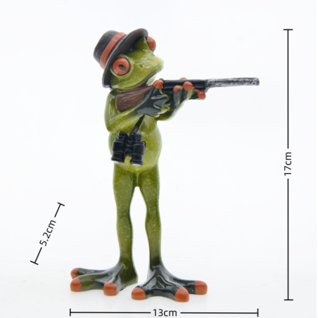 Figurine Grenouille Éclaireur | Déco Jardin & Maison Originale