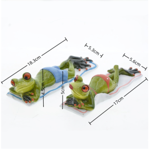 Figurine Couple Grenouille Amusante | Déco Zen Jardin & Maison