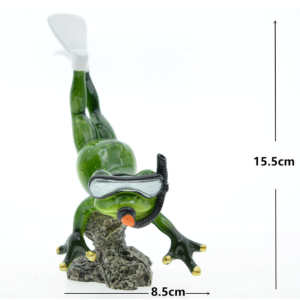 Figurine Grenouille Plongeuse Amusante | Cadeau Déco Original