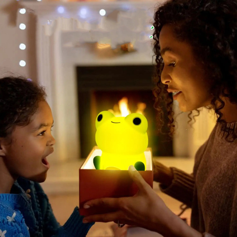 Veilleuse Grenouille Mignonne pour Enfant | LED Rechargeable