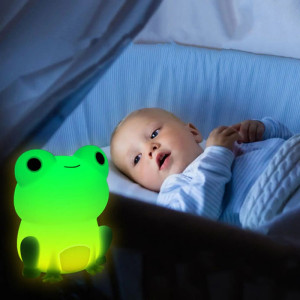 Veilleuse Grenouille Mignonne pour Enfant | LED Rechargeable