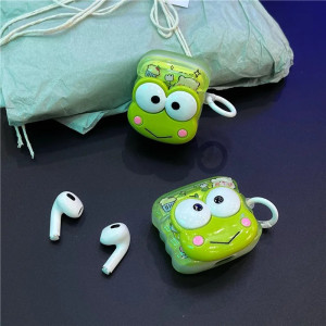 Coque AirPods Grenouille Mignonne "Happy Day" - Idée Cadeau Kawaii
