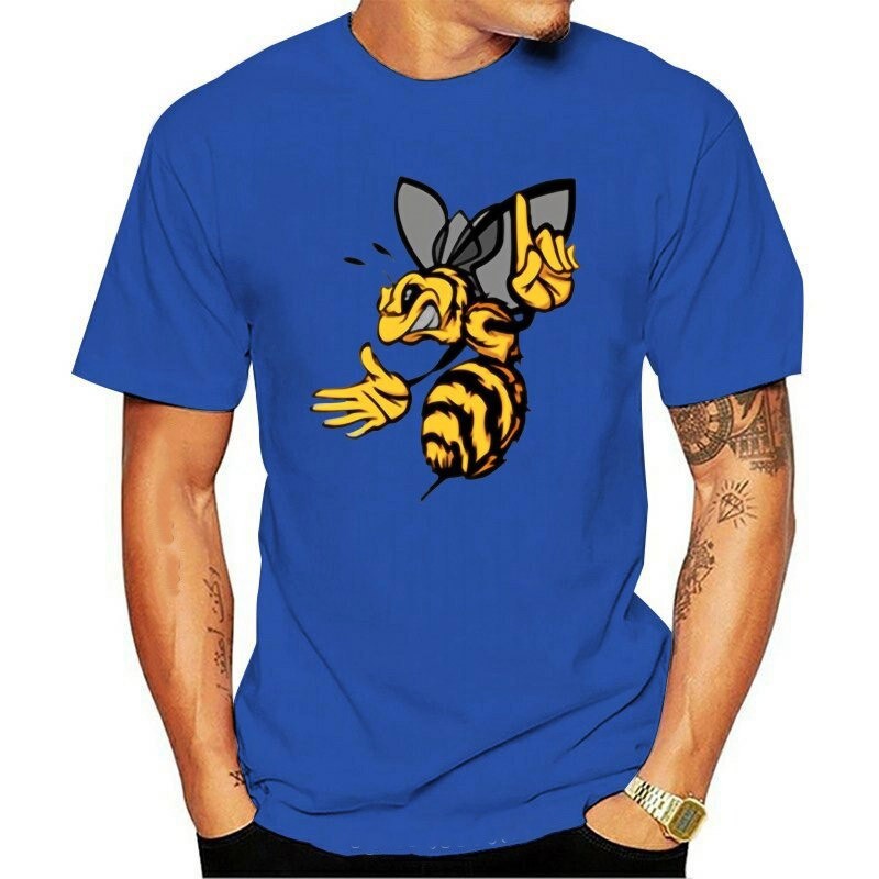 T-shirt Abeilles pour Homme bleu