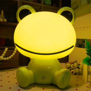 Veilleuse LED Grenouille Mignonne – Rose ou Verte – Lampe Enfant