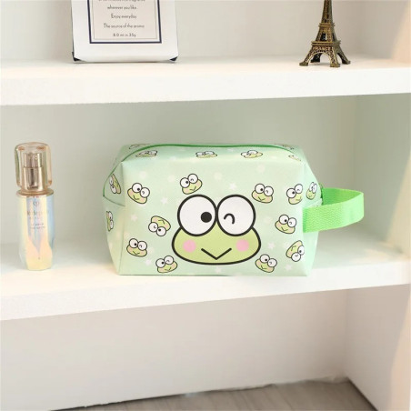 Trousse Grenouille Kawaii | Grande Pochette École & Voyage