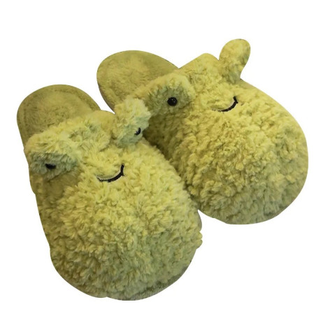Chaussons Grenouille Mignons – Peluche Douce & Amusante