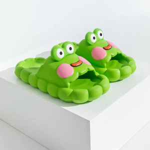 Claquettes Grenouille Nuage | Chaussons Mignons & Cadeau Geek