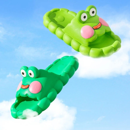 Claquettes Grenouille Nuage | Chaussons Mignons & Cadeau Geek