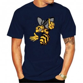 T-shirt Abeilles pour Homme bleu marine