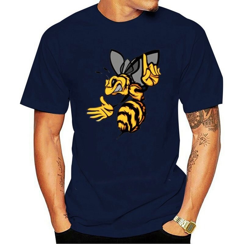 T-shirt Abeilles pour Homme bleu marine