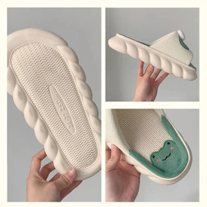 Chaussons Grenouille Mignons – Pantoufles 3D Douillettes