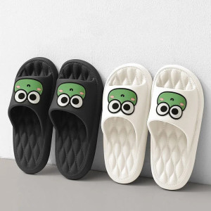 Chaussons Grenouille Souriante | Cadeau Mignon pour Femme & Homme