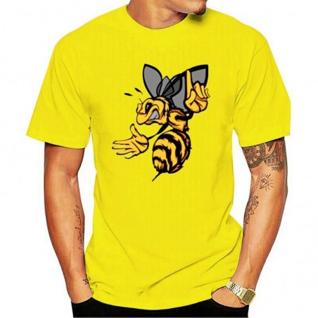 T-shirt Abeilles pour Homme jaune