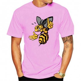 T-shirt Abeilles pour Homme rose