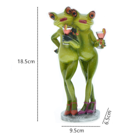 Froschfigur Cosmopolitan-Abend – Lustiges Duo & Cocktails