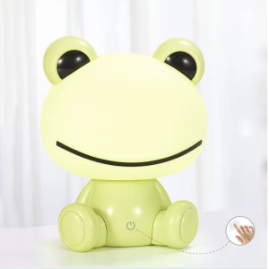 Veilleuse LED Grenouille Mignonne – Rose ou Verte – Lampe Enfant