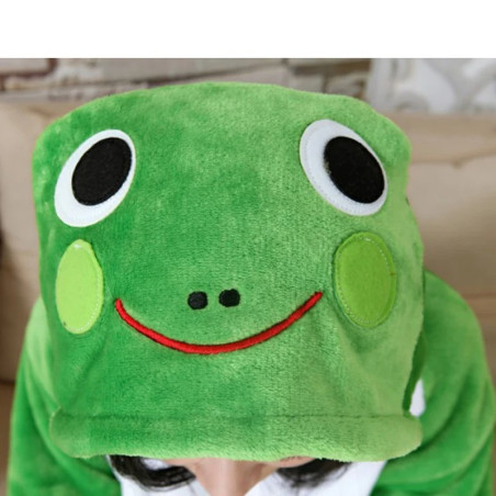 Kigurumi Grenouille Douillet | Pyjama Mignon & Drôle en Flanelle