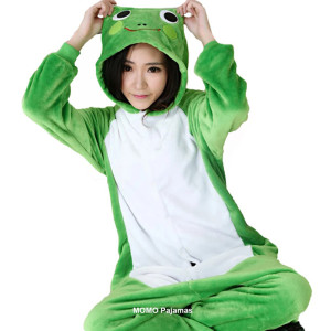 Kigurumi Grenouille Douillet | Pyjama Mignon & Drôle en Flanelle