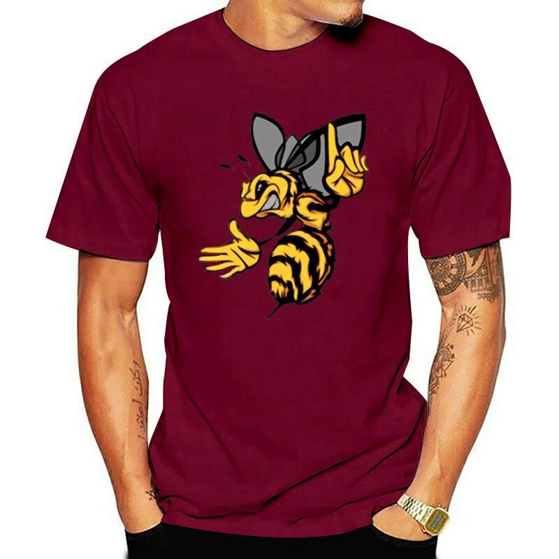 T-shirt Abeilles pour Homme Rouge