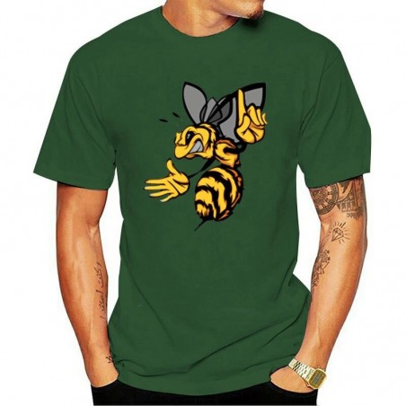 T-shirt Abeilles pour Homme vert
