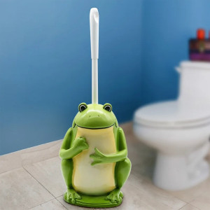 Porte-Brosse WC Grenouille Zen | Déco Salle de Bain Originale