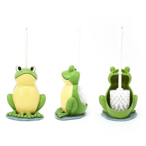 Portaescobillas WC Rana Sonriente – Accesorio Decorativo Divertido