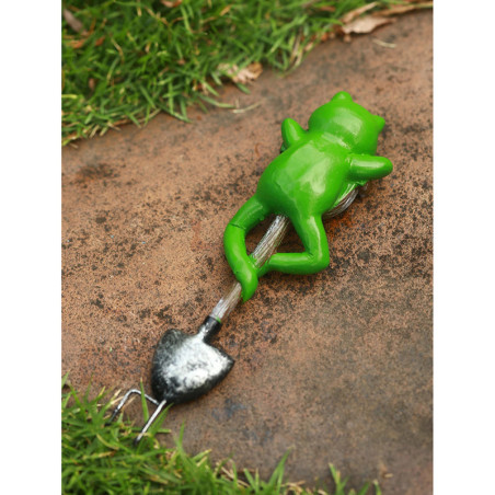 Statuetta Rana con Pala – Decorazione Giardino Divertente