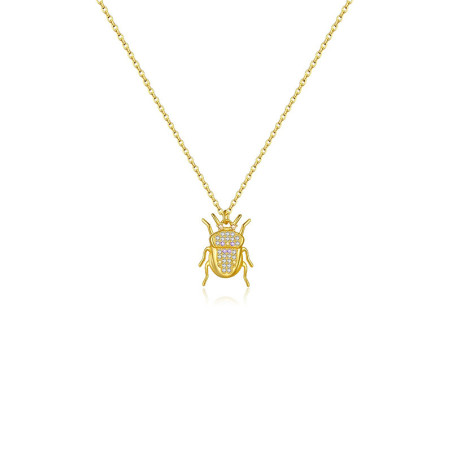 Collier Pendentif Scarabée en Argent 925 - 7 Modèles Uniques
