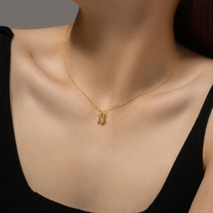 Collier Pendentif Scarabée en Argent 925 - 7 Modèles Uniques