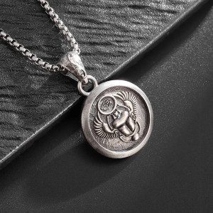 Collier Scarabée Égyptien Vintage & Œil d'Horus | Cadeau Unique
