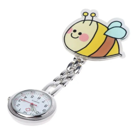 Cute Bee Nurse Watch | Practical Fob Watch for Medical Staff