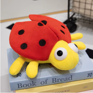Luce Notturna Coccinella LED | Peluche Luminoso per Bambini