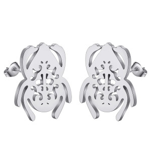 Puces d'Oreilles Scarabée Uniques | Cadeau Design Géométrique
