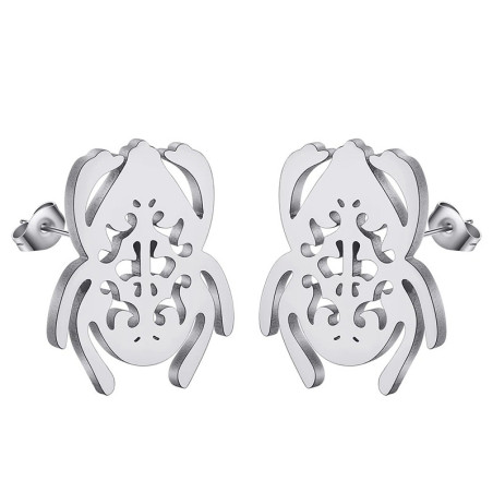 Puces d'Oreilles Scarabée Uniques | Cadeau Design Géométrique