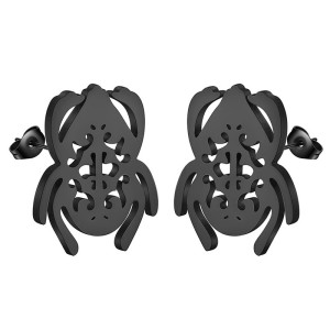 Puces d'Oreilles Scarabée Uniques | Cadeau Design Géométrique