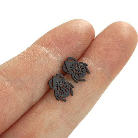 Puces d'Oreilles Scarabée Uniques | Cadeau Design Géométrique