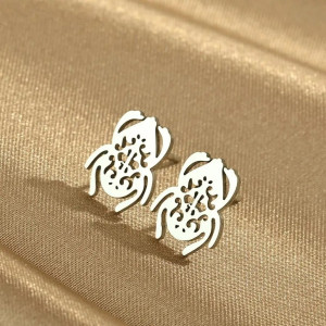 Puces d'Oreilles Scarabée Uniques | Cadeau Design Géométrique
