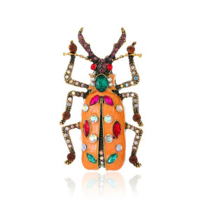 Broche Scarabée Baroque | Bijou Insecte Vintage & Cadeau Unique