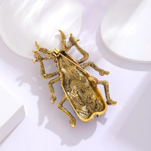 Broche Scarabée Baroque | Bijou Insecte Vintage & Cadeau Unique