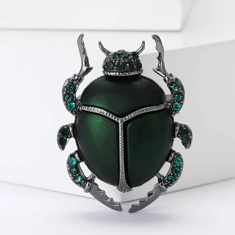 Broche Scarabée Sacré | Bijou Insecte Cadeau Original