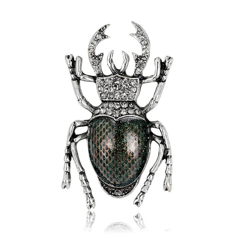 Broche Scarabée Minéral – Bijou Mystique & Cadeau Original
